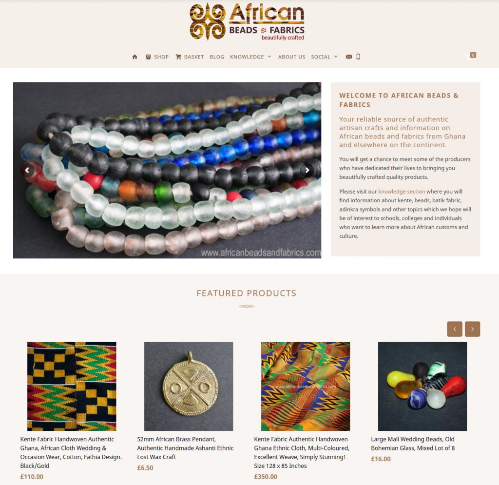 African Beads and Fabrics
